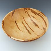 Ambrosia Maple Bowl with Striking Markings