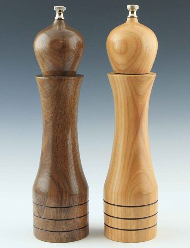 Walnut and Butternut (white walnut) Salt and Pepper Grinders