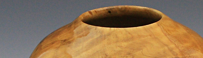 White Oak Vase with "Crotch Grain"
