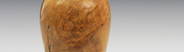 White Oak Vase with "Crotch Grain"