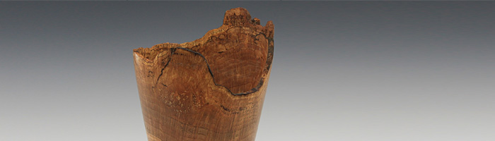 Red Oak Burl Vase